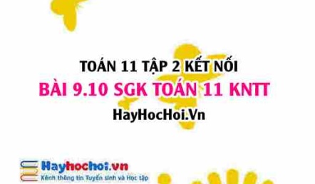 Bài 9.10 SGK Toán 11 Tập 2 Kết nối tri thức